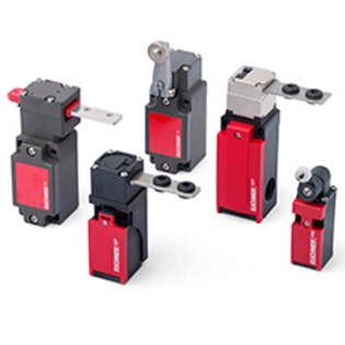 Electromechanical safety switches without guard locking