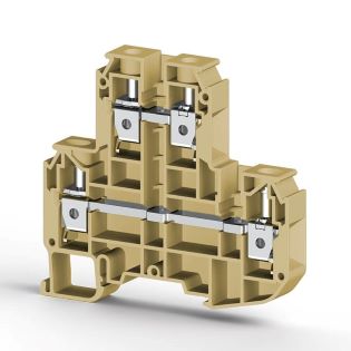 Screw type double-deck terminals