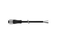 CONTRINEX Cable connector M12 Straight SOCKET 5 wires 0.34 mm2 5m, S12-5FUG-050; 605-002-342