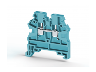 Klemsan 2,5mm2,screw type,single deck feed through terminal block,Insulation material PA,Blue , AVK 2,5 RD; 304201