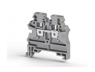 Klemsan 4mm2,screw type,single deck feed through terminal block,Insulation material PA,Grey , AVK 4 RD; 304210