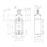 EUCHNER Position switch NG.RL, extended roller plunger ; 090602 - slika 2
